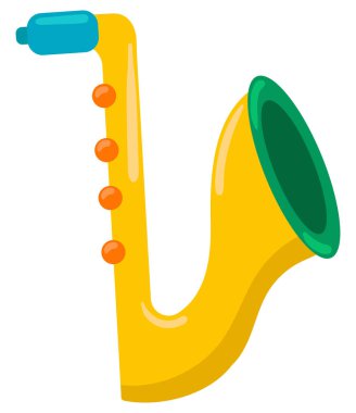 saxophone music instrument icon white background