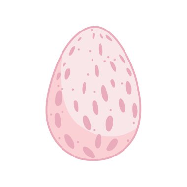 spotted egg easter icon white background