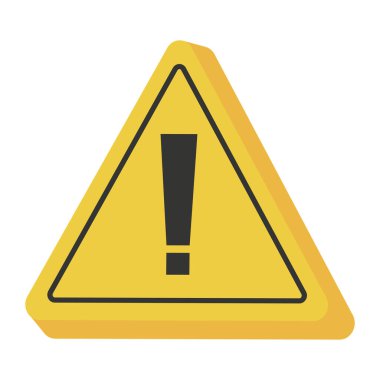 caution sign error 404 icon white background