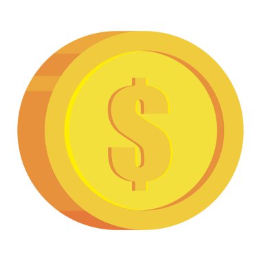 dollar coin money icon design