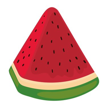 watermelon fruit icon white background