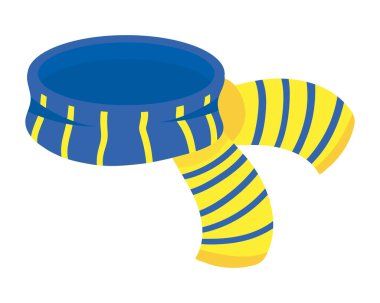 scarf down syndrome icon white background