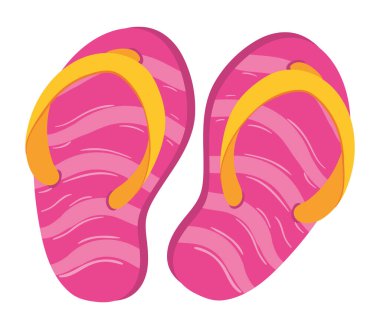 flip flops design vector icon