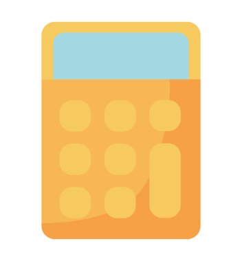 calculator icon vector white background