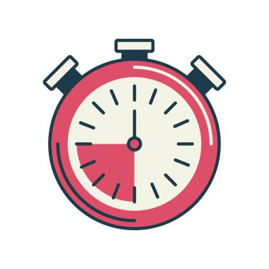 chronometer timer icon white background
