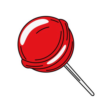 candy 90s pop art icon isolated