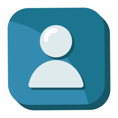 contacts mobile app icon isolated design