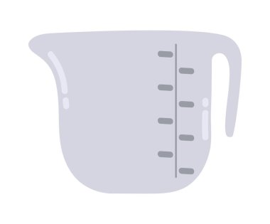 measure cup kitchen utensil icon isolated