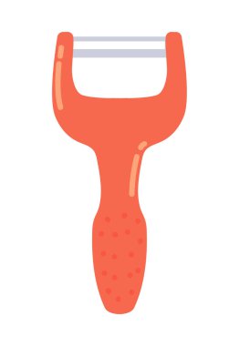 potato peeler kitchen utensil icon isolated