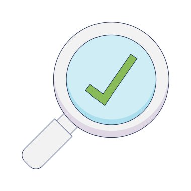 web development check mark icon isolated