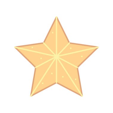 gold star icon isolated design