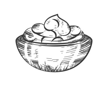 sour cream icon isolated design