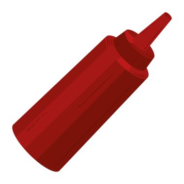 Sos şişesi simgesi izole tasarımı