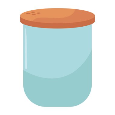 salt shaker kitchen icon isolated design