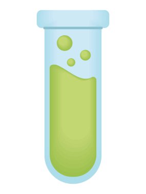test tube science icon isolated style