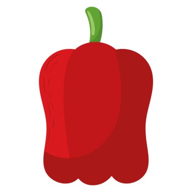 pepper vegetable icon isolated design