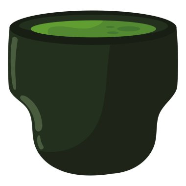 matcha beverage icon isolated style