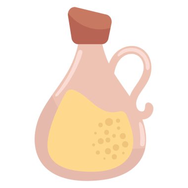 olive oil bottle kitchen icon isolated design