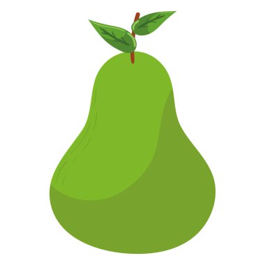 pear fruit icon isolated design
