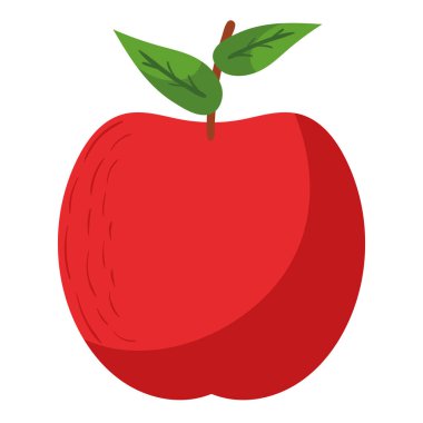 apple fruit icon isolated design