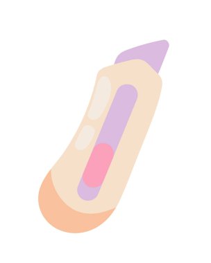 cutter school supply icon isolated