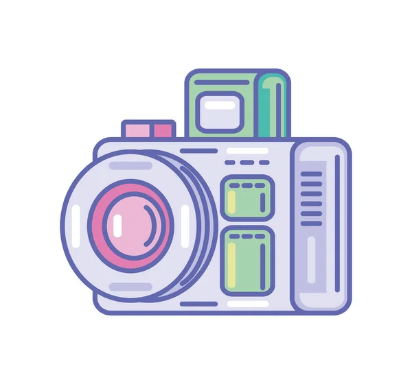 Design Izolované Ikony Fotoaparátu — Stockový vektor