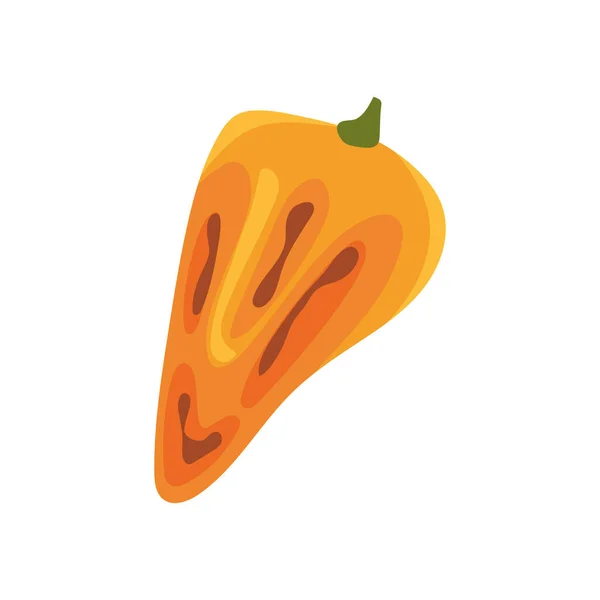 孤立的烤辣椒图标 — 图库矢量图片