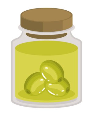 olive oil bottle icon isolated