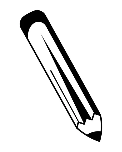 Олівець Пишіть Іконка Постачання Ізольований Дизайн — стоковий вектор