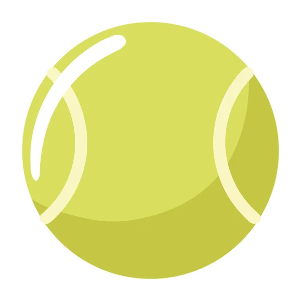 Tenis Topu Spor Simgesi Izole Edildi — Stok Vektör