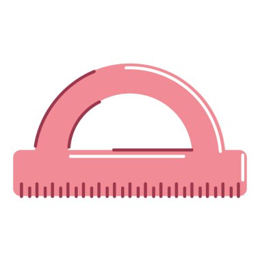 İletki okulu ikonu izole edildi