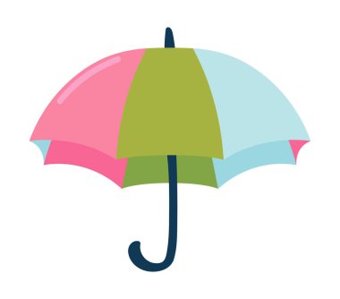 şemsiye izole edilmiş simge beyaz arkaplan