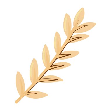 Buğday sapı izole edilmiş simge