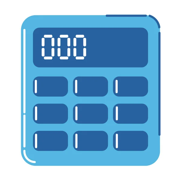 Calculator School Aanbod Pictogram Geïsoleerd — Stockvector