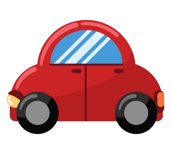 Car Toy Isolated Icon Design — Stock Vector