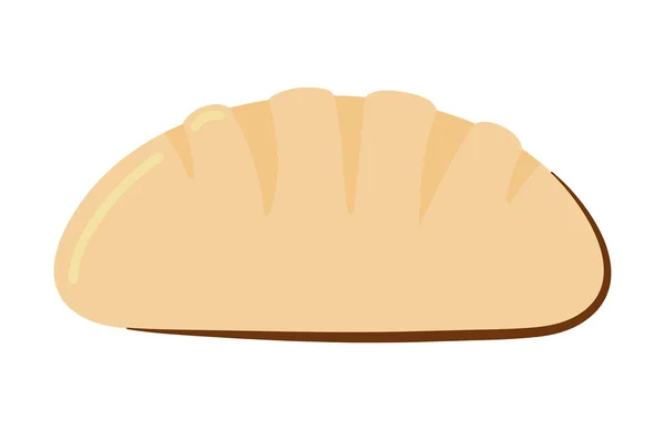 Brot Symbol Isoliert Weißen Hintergrund — Stockvektor