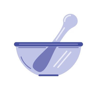 Havan laboratuarı simgesi izole edilmiş tasarım