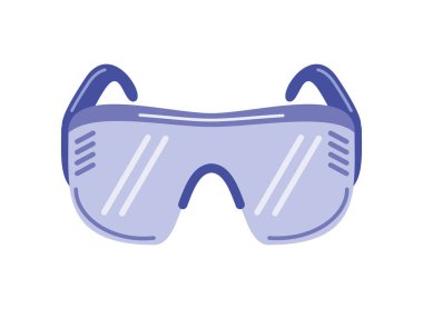 Gözlük laboratuvar simgesini izole tasarım