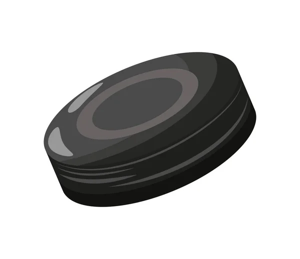 Спортивний Значок Хокейного Шайби Ізольований — стоковий вектор