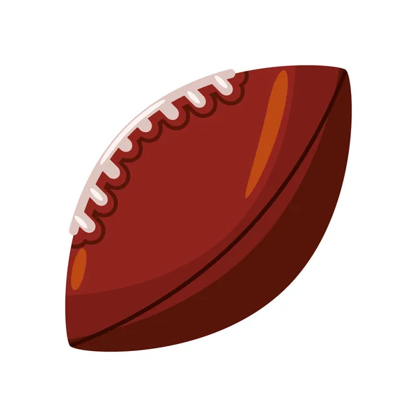 Ікона Американського Футболу Ізольована — стоковий вектор