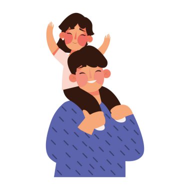 Babalar Günü, konsept simgesi izole