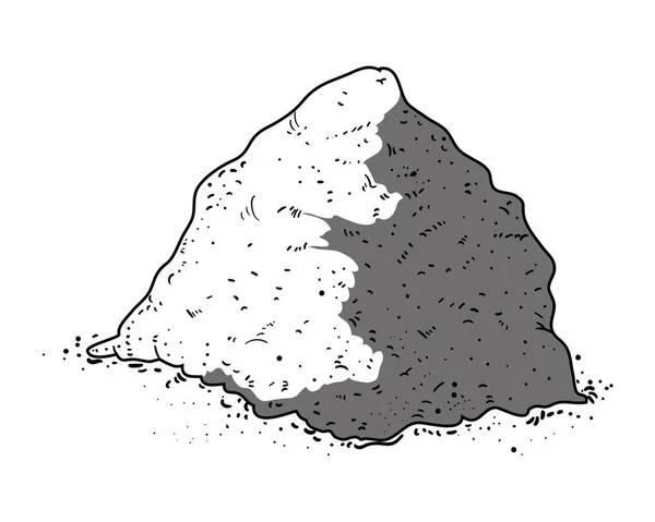 Poudre Chili Icône Conception Isolée — Image vectorielle