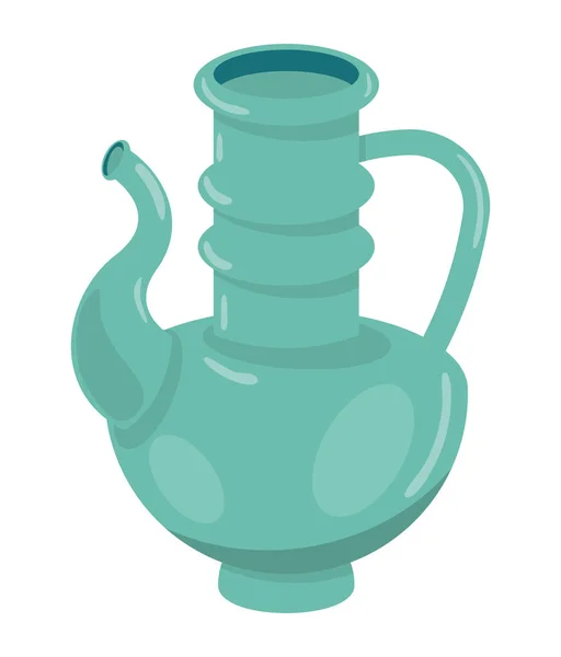 Индийский Чайник Иконка Изолированный Дизайн — стоковый вектор