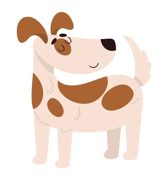 Dog Icon Isolated White Background — Vetor de Stock