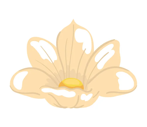 Квітка Вектор Значок Ізольований Дизайн — стоковий вектор