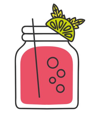 Kokteyl izolasyon tasarımı simgesi biçimi