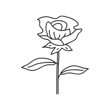 Çiçek güzelliği doğa büyüme ikonu izole