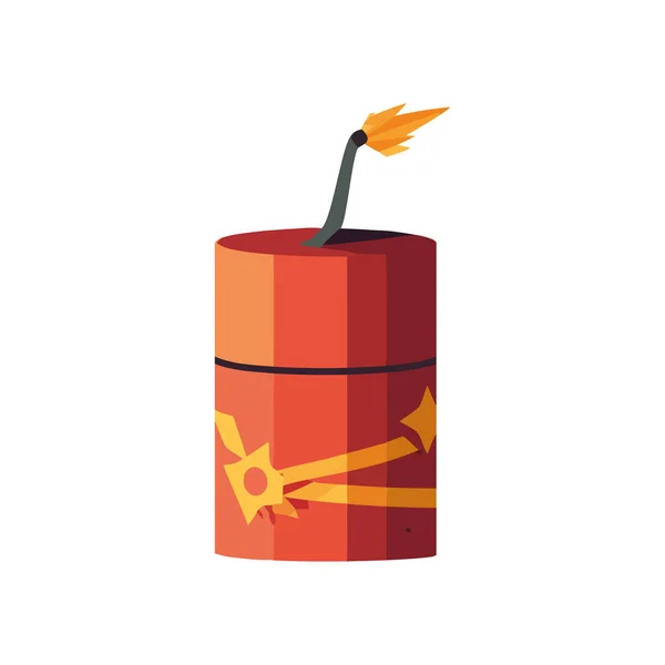 Vlammen Symboliseert Natuurlijk Explosief Gevaar Pictogram Geïsoleerd — Stockvector