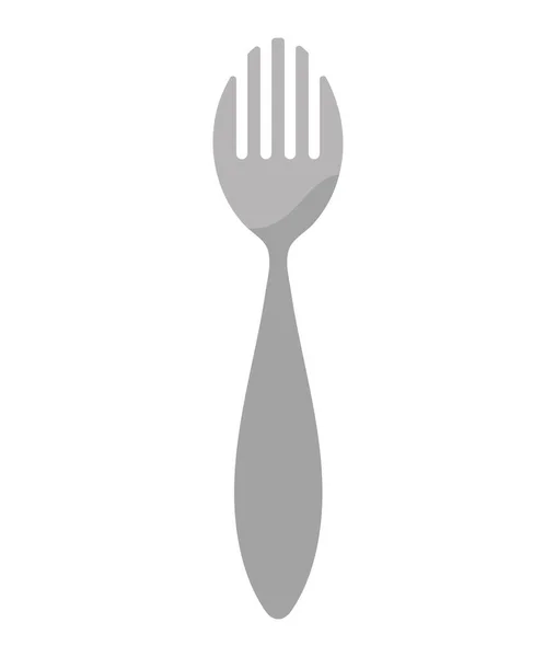 金属叉餐具图标隔离 — 图库矢量图片