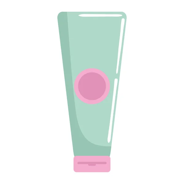 Hautpflege Verpackung Für Feuchtigkeitscreme Tube Symbol Isoliert — Stockvektor